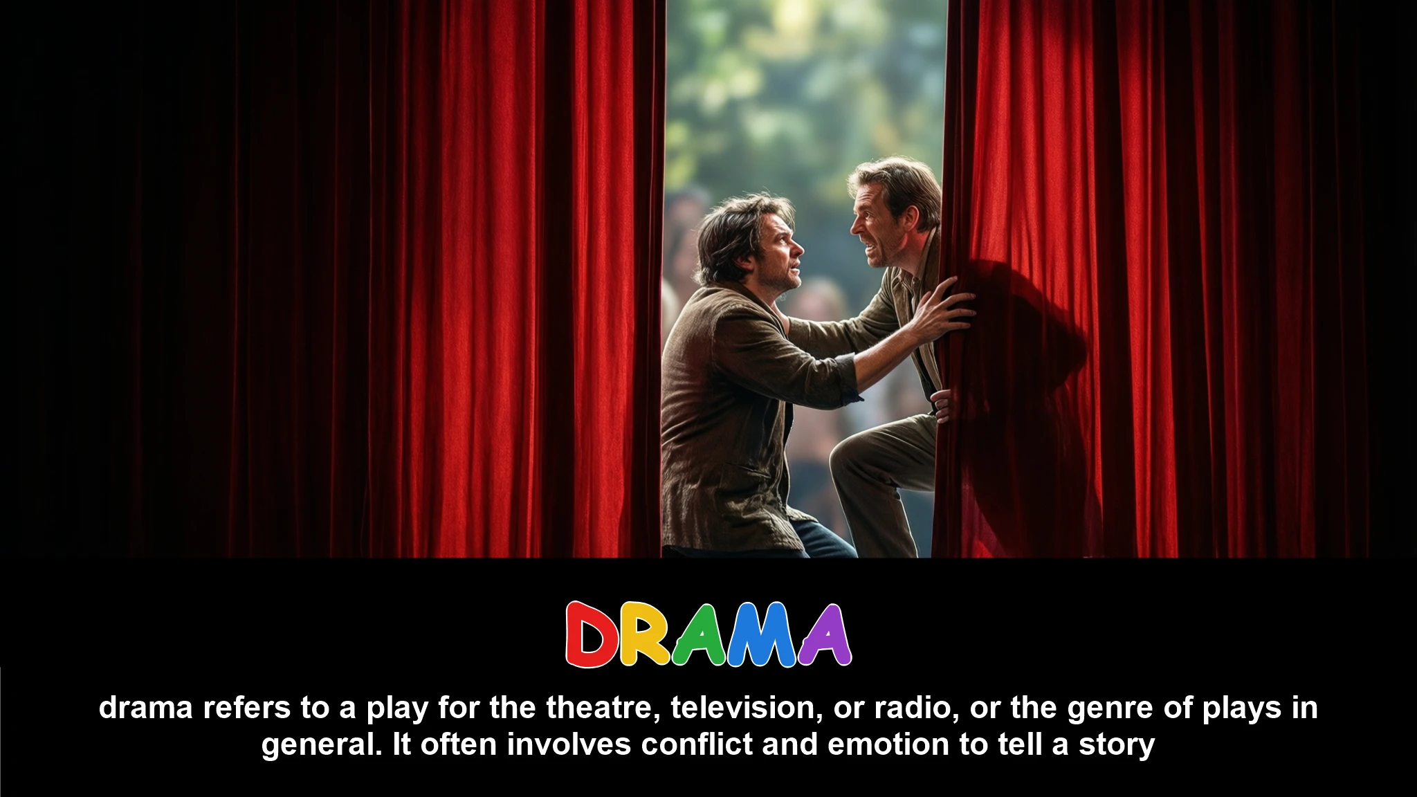 English Illustration for drama